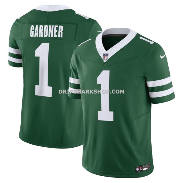 Mens Nike Ahmad Sauce Gardner Legacy Green New York Jets Vapor Fuse Limited Jersey