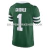 Mens Nike Ahmad Sauce Gardner Legacy Green New York Jets Vapor Fuse Limited Jersey