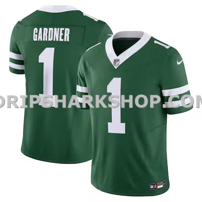 Mens Nike Ahmad Sauce Gardner Legacy Green New York Jets Vapor Fuse Limited Jersey