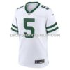 Mens Nike Garrett Wilson Legacy White New York Jets Game Jersey