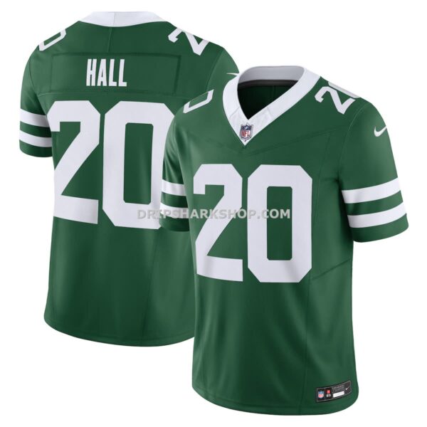 NFL25c569G04-0c42b1 Mens Nike Breece Hall Legacy Green New York Jets Vapor Fuse Limited Jersey