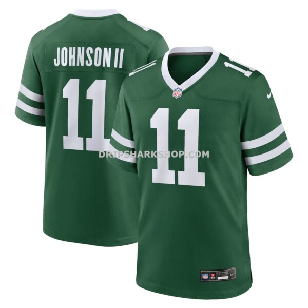 Mens Nike Jermaine Johnson Ii Legacy Green New York Jets Game Jersey