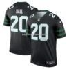 NFL25c8b0G04-5831ca Mens Nike Breece Hall Black New York Jets Legend Player Performance Top
