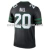 NFL25c8b0G06-21e88e Mens Nike Breece Hall Black New York Jets Legend Player Performance Top