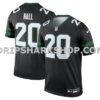 NFL25c8b0M01-e98e8a Mens Nike Breece Hall Black New York Jets Legend Player Performance Top