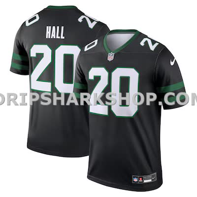 Mens Nike Breece Hall Black New York Jets Legend Player Performance Top