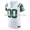 Mens Nike White New York Jets Vapor Fuse Elite Custom Jersey