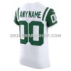 Mens Nike White New York Jets Vapor Fuse Elite Custom Jersey
