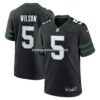 Mens Nike Garrett Wilson Legacy Black New York Jets Alternate Game Jersey