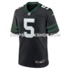 Mens Nike Garrett Wilson Legacy Black New York Jets Alternate Game Jersey
