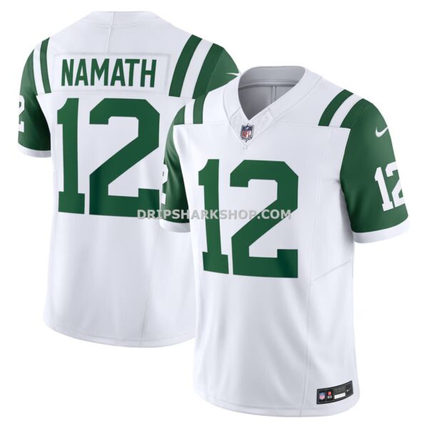 Mens Nike Joe Namath White New York Jets Classic Alternate Vapor Fuse Retired Player Limited Jersey