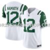 Mens Nike Joe Namath White New York Jets Classic Alternate Vapor Fuse Retired Player Limited Jersey