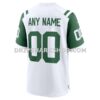 NFL25d13eG06-42c560 Mens Nike White New York Jets Classic Alternate Custom Replica Jersey