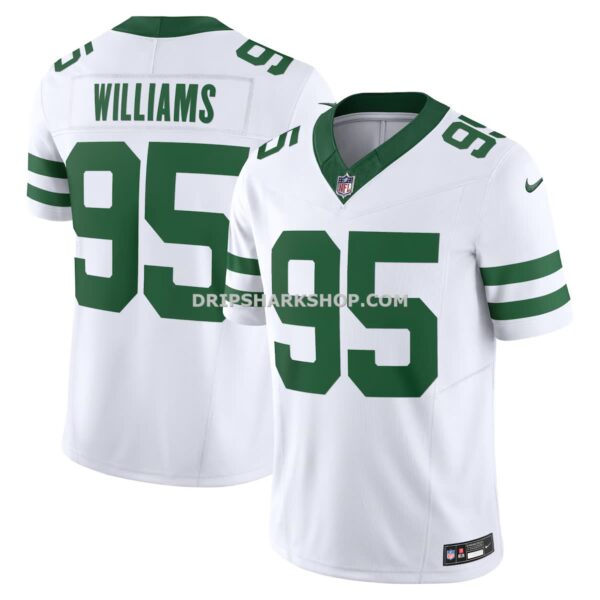 Mens Nike Quinnen Williams Legacy White New York Jets Vapor Fuse Limited Jersey