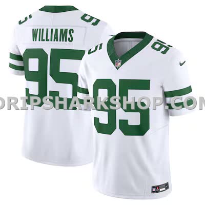 Mens Nike Quinnen Williams Legacy White New York Jets Vapor Fuse Limited Jersey