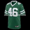 Mens Nike Joseph Ossai Legacy Green New York Jets Team Game Jersey