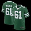 Mens Nike Max Mitchell Legacy Green New York Jets Team Game Jersey