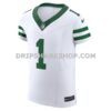 Mens Nike Ahmad Sauce Gardner White New York Jets Alternate Vapor Fuse Elite Jersey