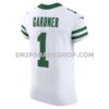Mens Nike Ahmad Sauce Gardner White New York Jets Alternate Vapor Fuse Elite Jersey