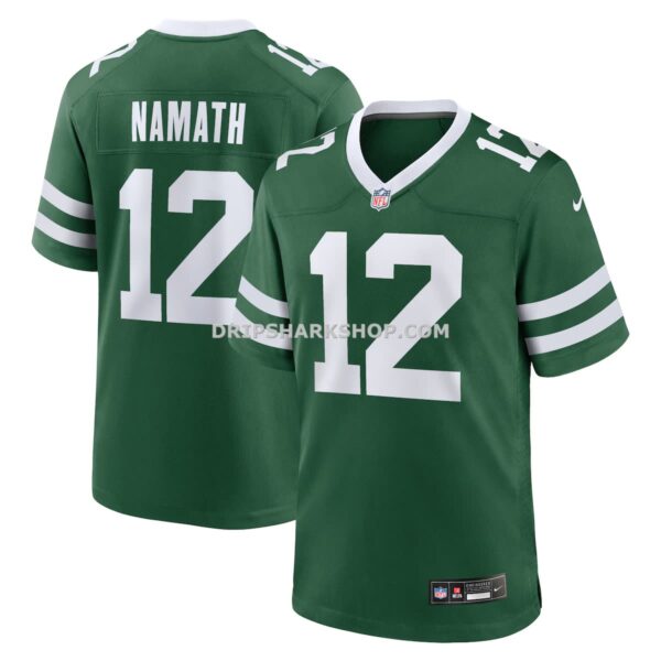 Mens Nike Joe Namath Legacy Green New York Jets Game Jersey