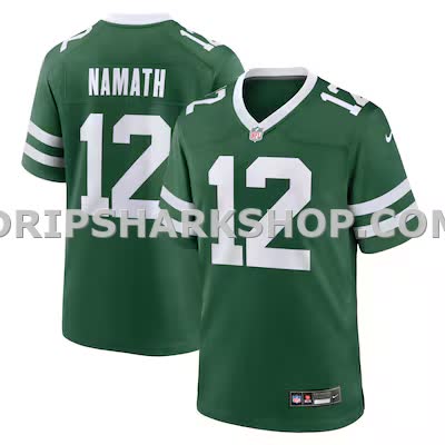 Mens Nike Joe Namath Legacy Green New York Jets Game Jersey