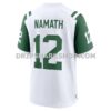 Mens Nike Joe Namath White New York Jets Classic Alternate Retired Player Game Jersey