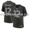 NFL25df7fM01-ed0347 Mens Nike Joe Namath Gotham Green New York Jets 2025 Rivalries Collection Retired Player Game Jersey