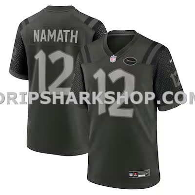 Mens Nike Joe Namath Gotham Green New York Jets 2025 Rivalries Collection Retired Player Game Jersey
