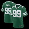 NFL25e248G04-64b8d8 Mens Nike Tvondre Sweat Legacy Green New York Jets Team Game Jersey