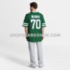 Mens Nike Armand Membou Green New York Jets Team Game Jersey