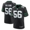 Mens Nike Quincy Williams Legacy Black New York Jets Alternate Game Jersey