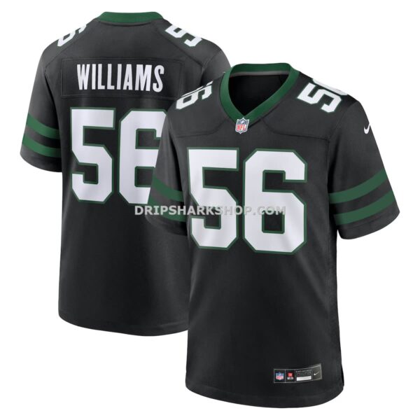 Mens Nike Quincy Williams Legacy Black New York Jets Alternate Game Jersey