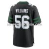 Mens Nike Quincy Williams Legacy Black New York Jets Alternate Game Jersey