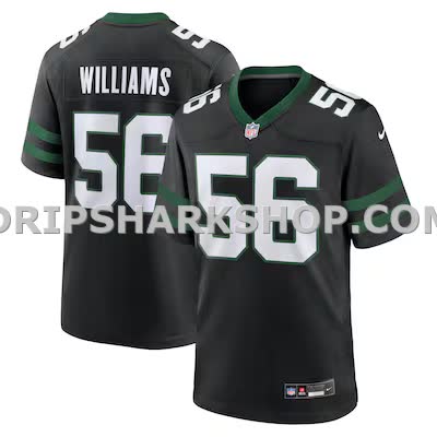 Mens Nike Quincy Williams Legacy Black New York Jets Alternate Game Jersey