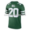 NFL25e728G07-609be3 Mens Nike Breece Hall Green New York Jets Legend Player Performance Top