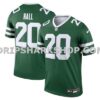 NFL25e728M01-d5b10f Mens Nike Breece Hall Green New York Jets Legend Player Performance Top