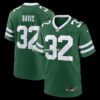 Mens Nike Isaiah Davis Legacy Green New York Jets Team Game Jersey