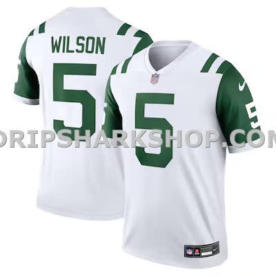 Mens Nike Garrett Wilson White New York Jets Legend Player Performance Top
