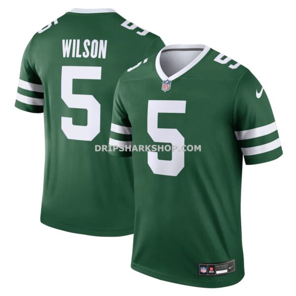 NFL25fea0G04-f5cff1 Mens Nike Garrett Wilson Green New York Jets Legend Player Performance Top