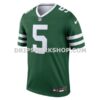 NFL25fea0G06-7d18fc Mens Nike Garrett Wilson Green New York Jets Legend Player Performance Top