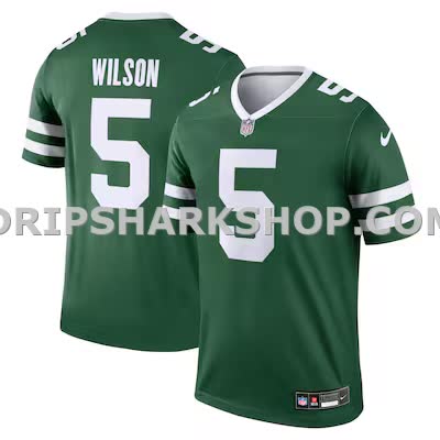 Mens Nike Garrett Wilson Green New York Jets Legend Player Performance Top