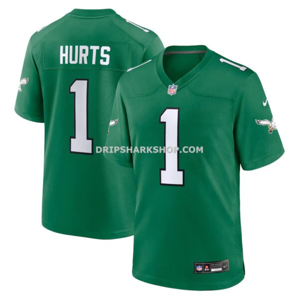 NFL2611e9G04-68d693 Mens Nike Jalen Hurts Kelly Green Philadelphia Eagles Alternate Game Player Jersey