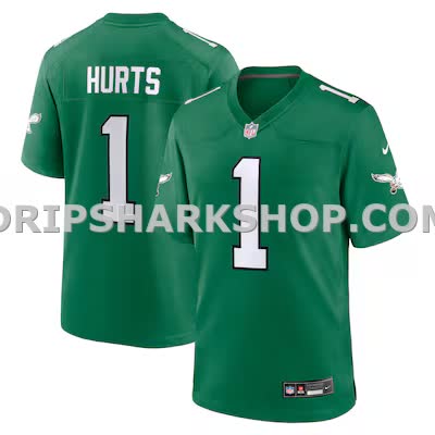 Mens Nike Jalen Hurts Kelly Green Philadelphia Eagles Alternate Game Player Jersey