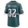 Mens Nike Ricky Watters Midnight Green Philadelphia Eagles Team Retired Player Game Jersey