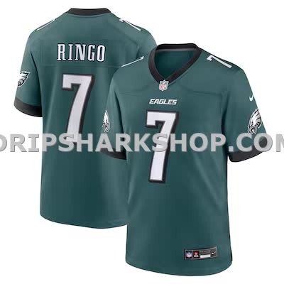 Mens Nike Kelee Ringo Midnight Green Philadelphia Eagles Team Game Jersey
