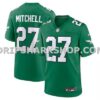 NFL261993M01-097a53 Mens Nike Quinyon Mitchell Kelly Green Philadelphia Eagles Alternate Game Jersey