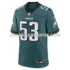 NFL261b08G06-750292 Mens Nike Zack Baun Midnight Green Philadelphia Eagles Game Jersey