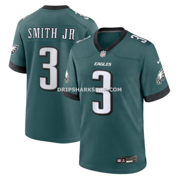Mens Nike Nolan Smith Midnight Green Philadelphia Eagles Team Game Jersey