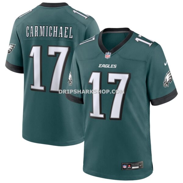 Mens Nike Harold Carmichael Midnight Green Philadelphia Eagles Team Retired Player Game Jersey