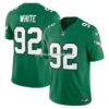 Mens Nike Reggie White Kelly Green Philadelphia Eagles Alternate Vapor Fuse Limited Jersey